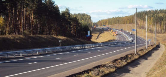 Автодорога М -4 "Дон" на участке обхода г. Задонска в Липецкой области :реконструкция
